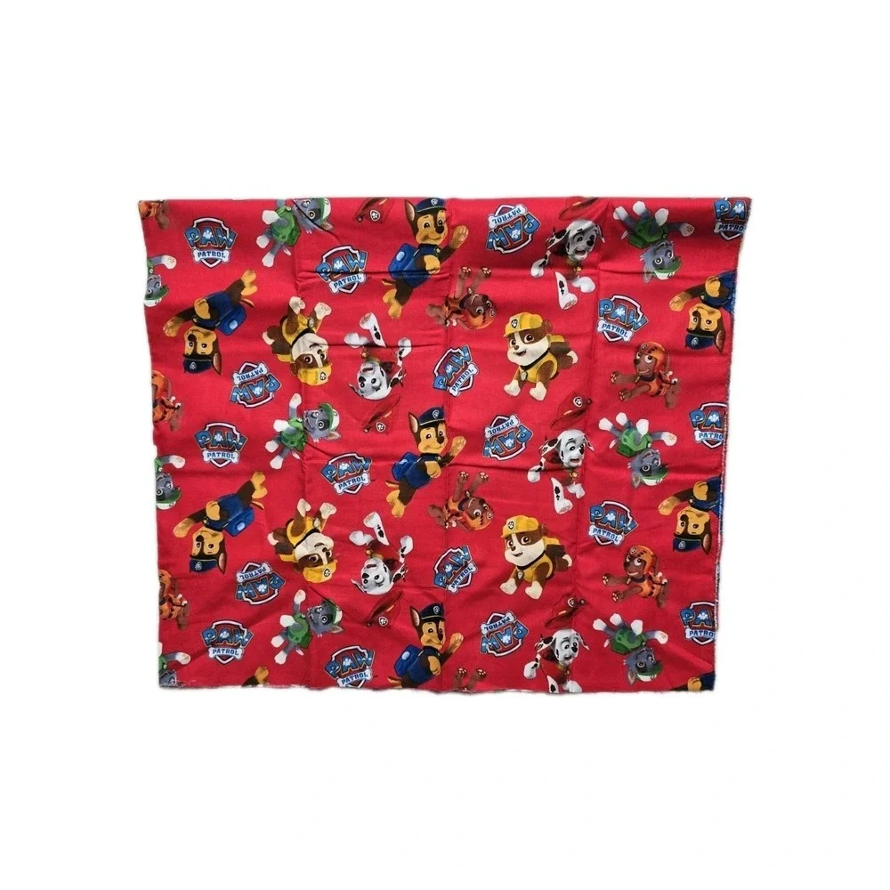 paw patrol Fabric Red 44x36 Piece New